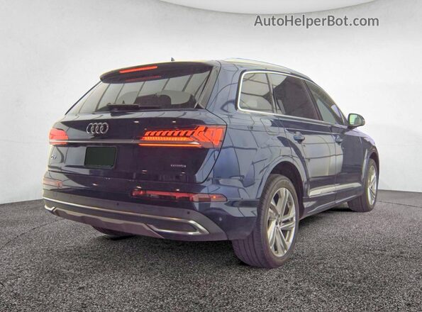 WA1LXBF79ND006740 2022 AUDI Q7 Blue Przód prawy
