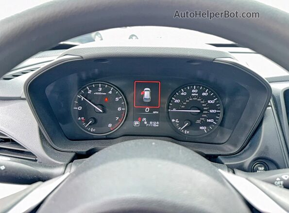 JF1GUABC7R8391894 2024 SUBARU IMPREZA White Вид щитка приладів