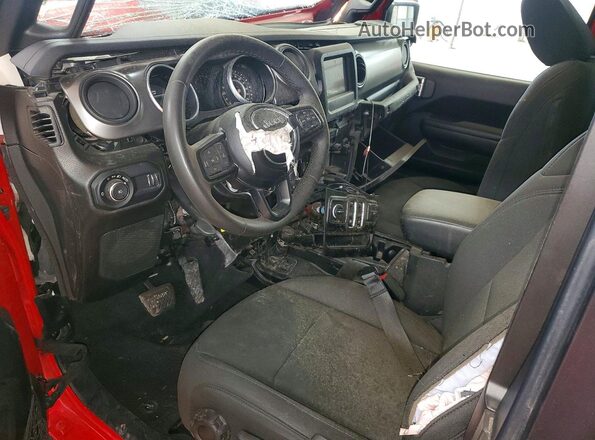 1C4GJXAN9PW636373 2023 JEEP WRANGLER Красный Вид щитка приборов