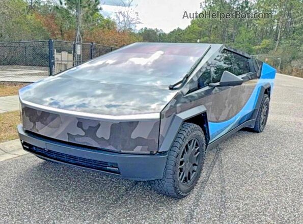 7G2CEHED6RA005124 2024 TESLA CYBERTRUCK Серый Задняя правая четверть