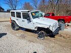 2016 Jeep Wrangler Unlimited Sahara Белый vin: 1C4BJWEGXGL107869