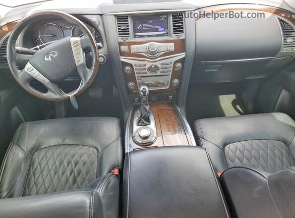 JN8AZ2NE3K9225378 2019 INFINITI QX80 Белый Вид щитка приборов