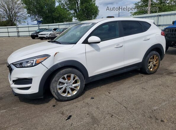 KM8J2CA48MU288295 2021 HYUNDAI TUCSON Белый Передняя левая четверть