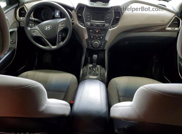 5XYZT3LB2JG564984 2018 HYUNDAI SANTA Белый Вид щитка приборов
