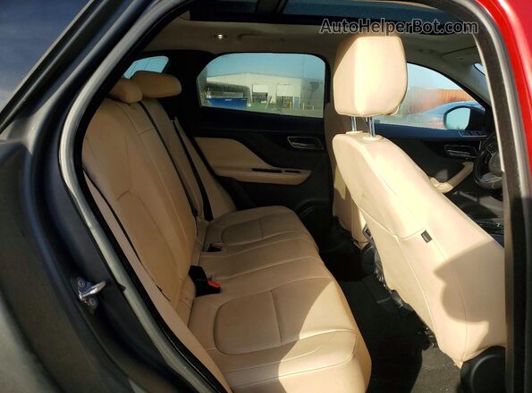 SADCJ2GXXJA235529 2018 JAGUAR F-PACE Красный Вид подкапотного пространства