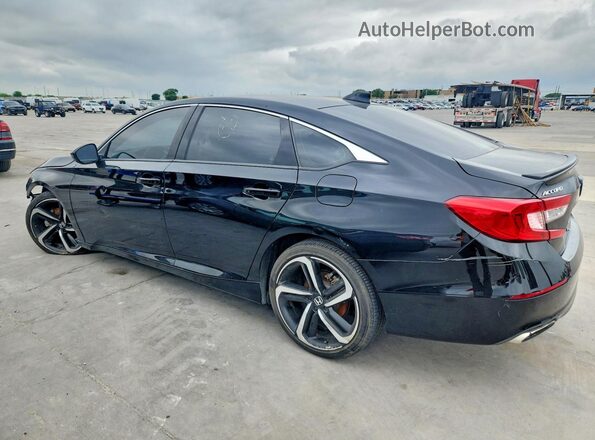 1HGCV1F43MA018881 2021 HONDA ACCORD Черный Задняя правая четверть