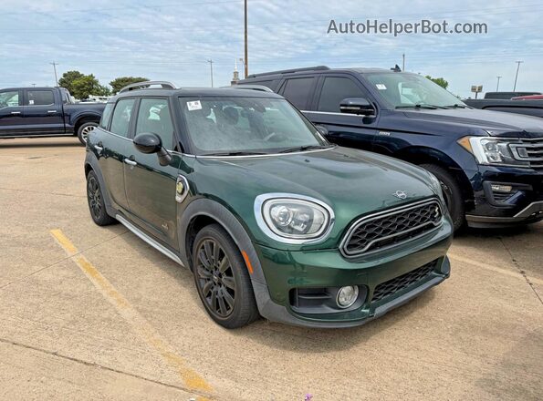 WMZYU7C52K3F94781 2019 MINI COOPER Зеленый Передняя левая четверть