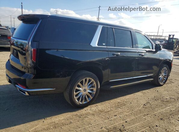 1GYS4JKL3NR133858 2022 CADILLAC ESCALADE Черный Передняя правая четверть
