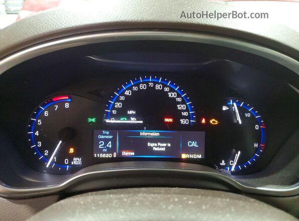 3GYFNBE39GS527266 2016 CADILLAC SRX Red Vista de los asientos traseros