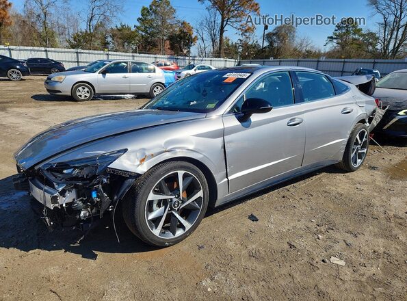 5NPEJ4J29NH136812 2022 HYUNDAI SONATA Серебряный Задняя левая четверть