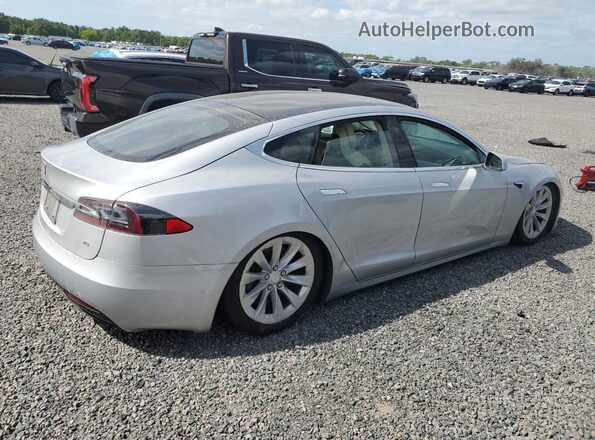 5YJSA1E13HF219724 2017 TESLA MODEL S Серебряный Передняя правая четверть