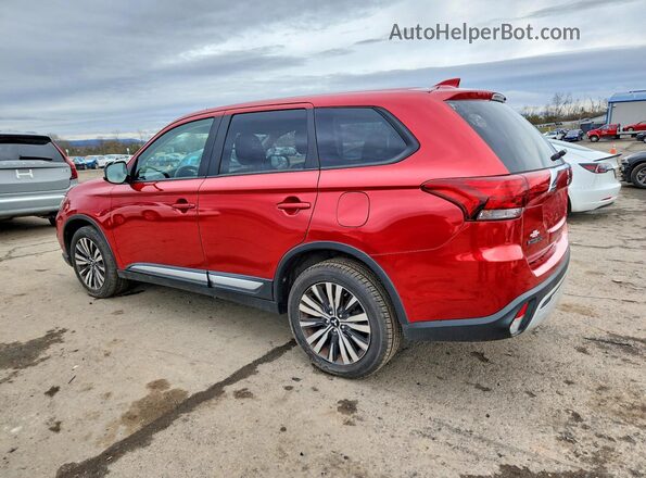 JA4AZ3A32KZ011076 2019 MITSUBISHI OUTLANDER Красный Задняя правая четверть