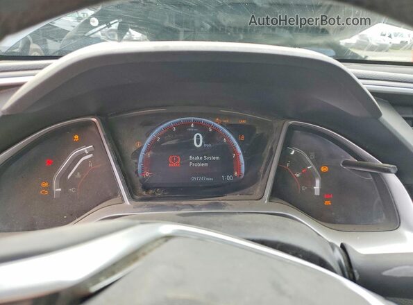 19XFC2E89LE005155 2020 HONDA CIVIC Gray Вид щитка приладів