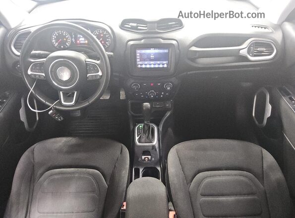 ZACNJAB13KPK04302 2019 JEEP RENEGADE Gray Widok zestawu wskaźników