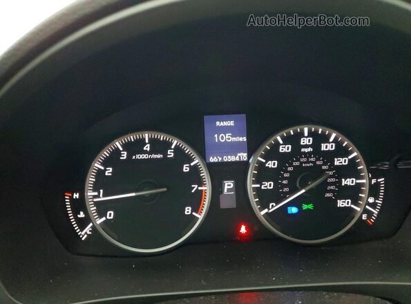 19UDE2F34HA014345 2017 ACURA ILX Черный Вид щитка приборов
