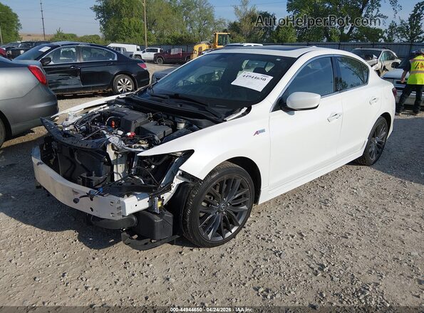 19UDE2F89LA009727 2020 ACURA ILX Белый Передняя левая четверть