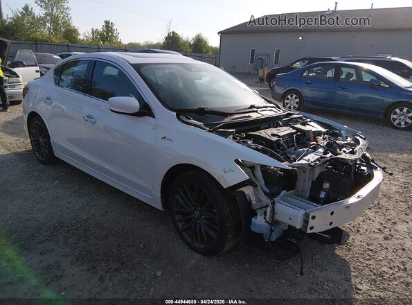 19UDE2F89LA009727 2020 ACURA ILX Белый Передняя правая четверть