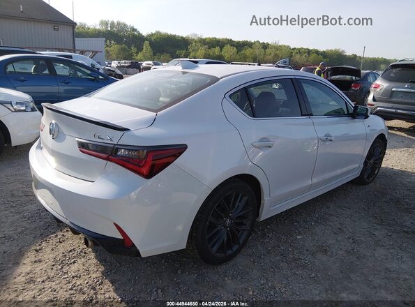 19UDE2F89LA009727 2020 ACURA ILX Белый Задняя правая четверть