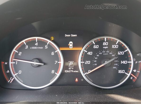 19UDE2F89LA009727 2020 ACURA ILX Белый Вид задних сидений