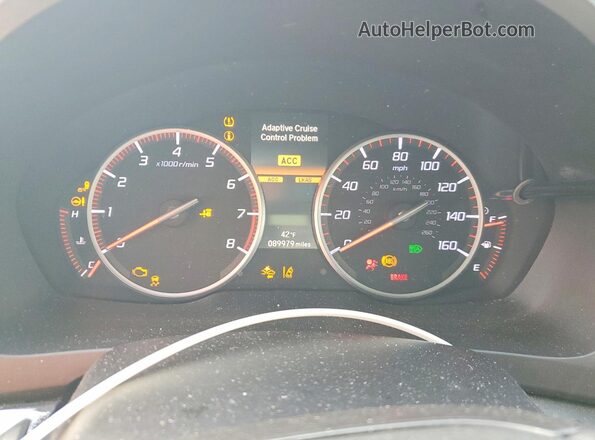 19UDE2F8XKA006544 2019 ACURA ILX Красный Вид щитка приборов
