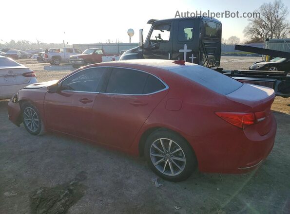 19UUB1F56JA006208 2018 ACURA TLX Красный Задняя левая четверть