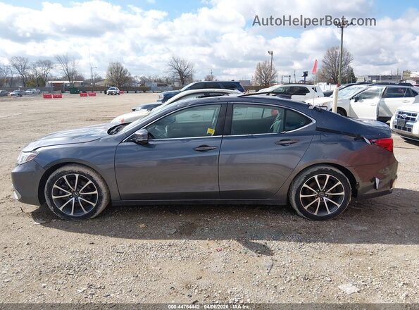 19UUB2F34KA001823 2019 ACURA TLX Gray სალონის 360-გრადუსიანი ხედი