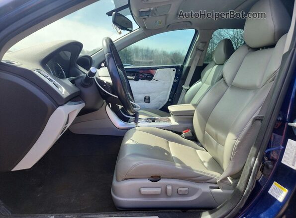 19UUB2F37GA003704 2016 ACURA TLX Синий Вид салона спереди
