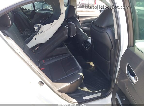 19UUB2F49KA010610 2019 ACURA TLX White Widok naklejki z numerem VIN