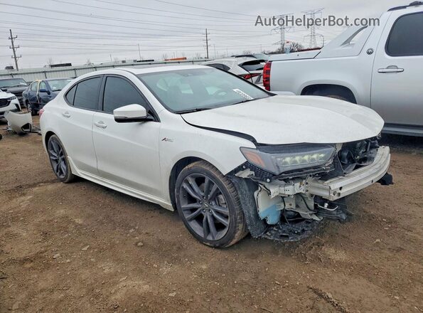 19UUB2F63KA000494 2019 ACURA TLX White Delantero derecho
