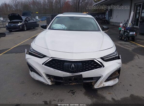 19UUB5F43MA007531 2021 ACURA TLX Белый Вид задней части салона