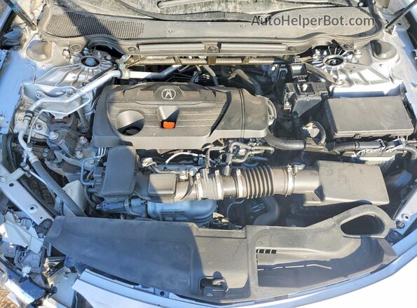 19UUB6F40MA802459 2021 ACURA TLX Silver Widok wnętrza z tyłu