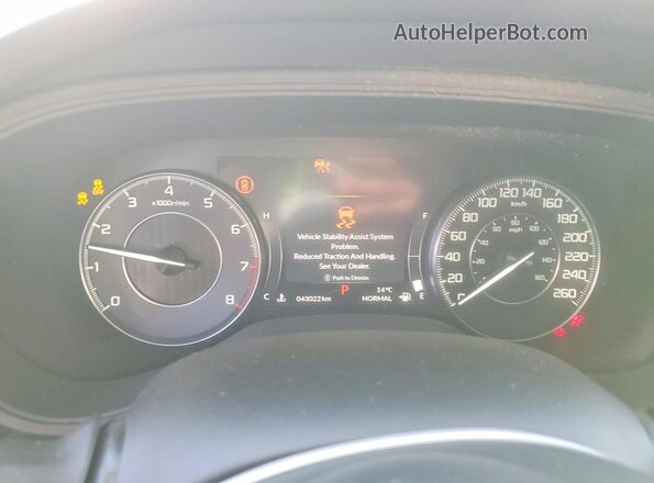 19UUB6F40MA802459 2021 ACURA TLX Silver Widok zestawu wskaźników