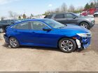 2016 Honda Civic Lx Синий vin: 19XFC2F50GE014983