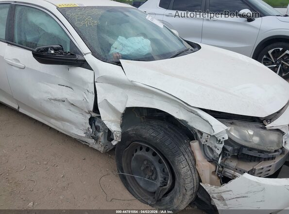 19XFC2F54GE094367 2016 HONDA CIVIC Белый Вид спереди