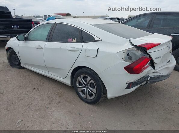 19XFC2F54GE094367 2016 HONDA CIVIC Белый Задняя левая четверть
