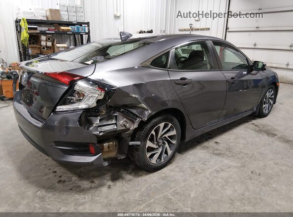 19XFC2F72HE008766 2017 HONDA CIVIC Gray Tył prawy