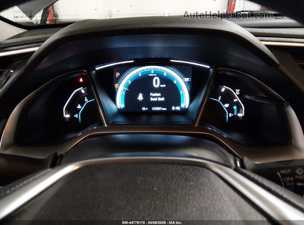 19XFC2F72HE008766 2017 HONDA CIVIC Gray Widok tylnych siedzeń
