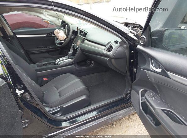 19XFC2F73JE036338 2018 HONDA CIVIC Black Widok wnętrza z przodu