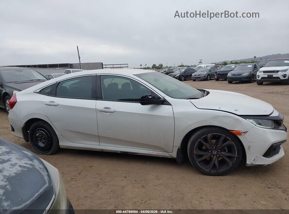 19XFC2F87LE212366 2020 HONDA CIVIC White Вид задньої частини салону