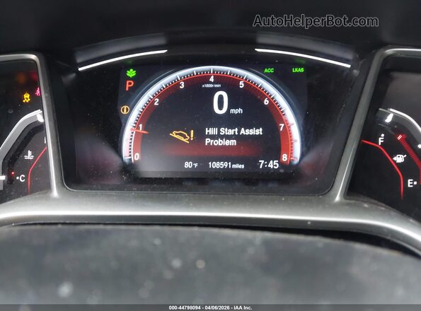 19XFC2F87LE212366 2020 HONDA CIVIC White Вид задніх сидінь