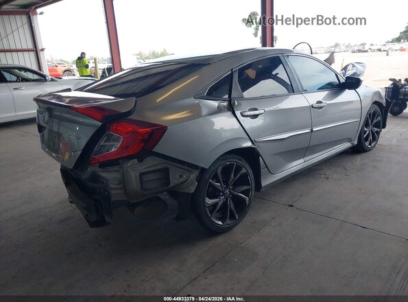 19XFC2F89KE212822 2019 HONDA CIVIC Серебряный Задняя правая четверть