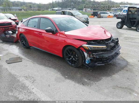 19XFL2G80PE016872 2023 HONDA CIVIC Красный Передняя правая четверть