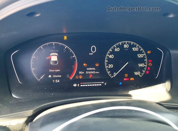 19XFL2H86SE005995 2025 HONDA CIVIC Синий Вид щитка приборов