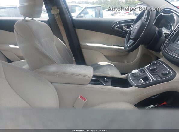 1C3CCCAB0GN112403 2016 CHRYSLER 200 Gray წინა სალონის ხედი