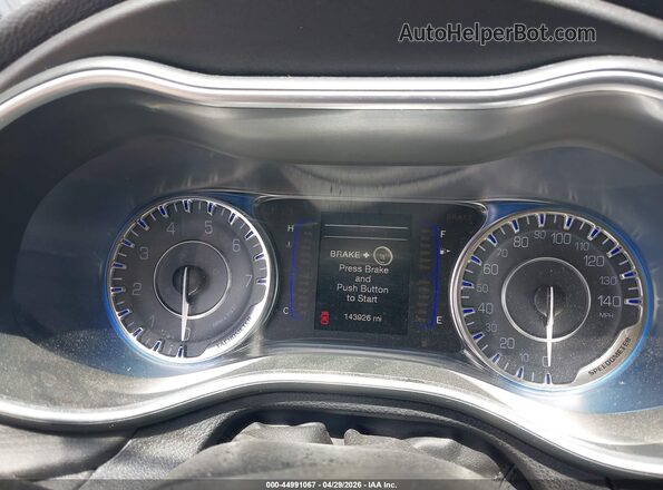 1C3CCCAB0GN112403 2016 CHRYSLER 200 Gray უკანა სავარძლების ხედი
