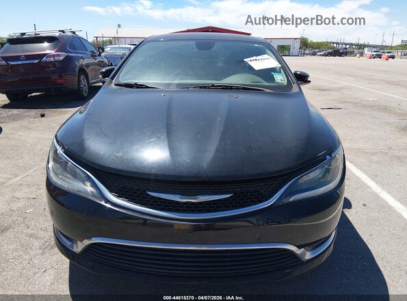 1C3CCCAB1GN145586 2016 CHRYSLER 200 Черный Вид спереди