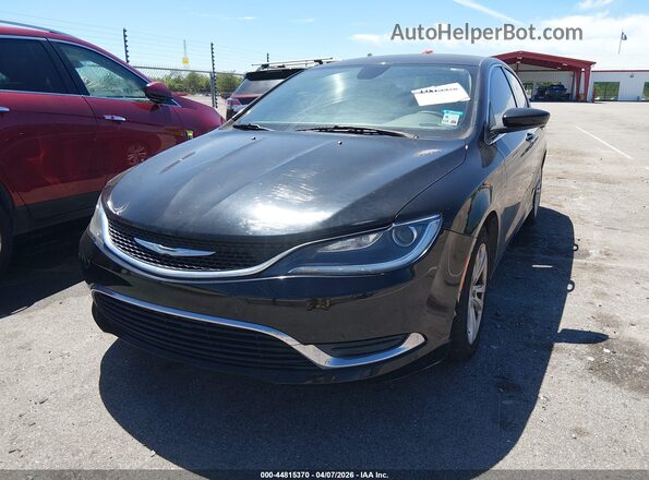 1C3CCCAB1GN145586 2016 CHRYSLER 200 Черный Передняя левая четверть