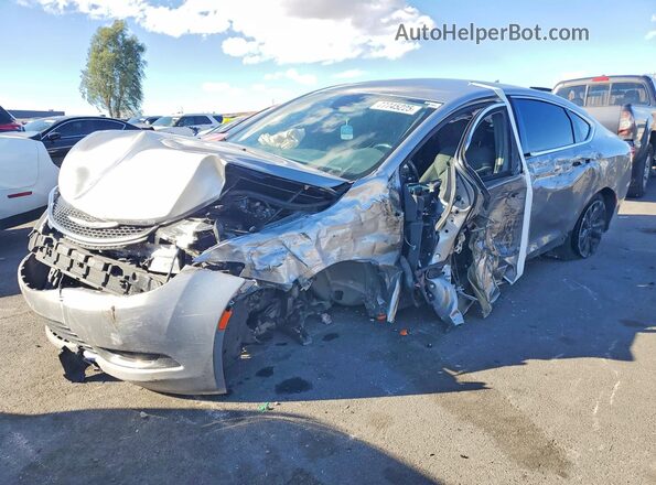 1C3CCCAB3GN127901 2016 CHRYSLER 200 Gray Vista tres cuartos delantera izquierda