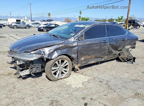 1C3CCCAB4GN131813 2016 CHRYSLER 200 Серый Передняя левая четверть