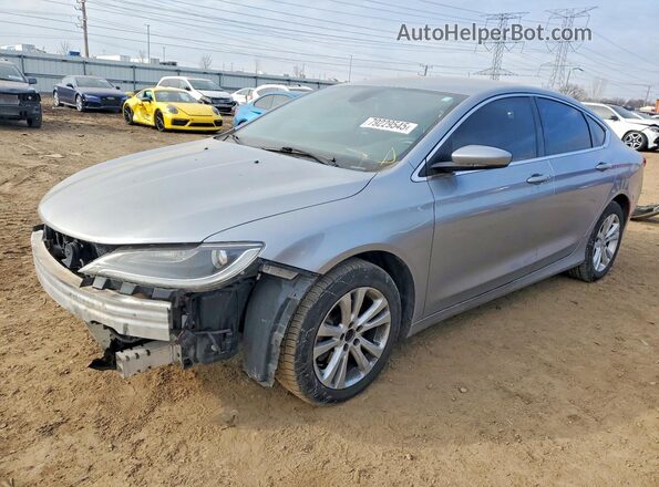 1C3CCCAB5HN509526 2017 CHRYSLER 200 Серебряный Передняя левая четверть